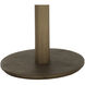 Corina Antique Brass Bar Table